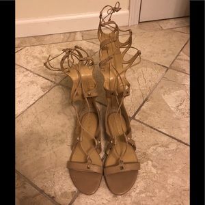 Never been worn ivanka trump nude gladiator sandal